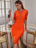 Elegant Tassel Bandage Dress - Veira Trending Shop