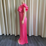 Pleated Maxi Jumpsuit - Veira Trending Shop