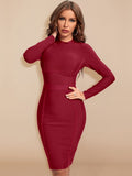 Long Sleeve Bandage Dress