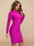 Long Sleeve Bandage Dress