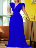 Pleated Maxi Jumpsuit - Veira Trending Shop