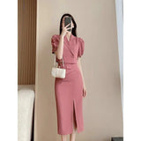 Formal Coat + Slit Skirt 2pcs Set - Veira Trending Shop