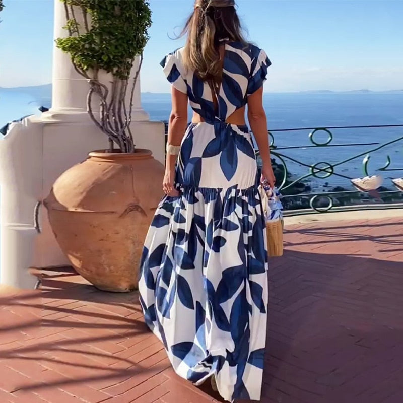 Leaky Waist Long Dress