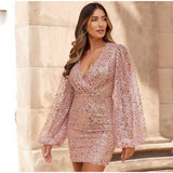 Sexy Bright Sequin Dress - Veira Trending Shop