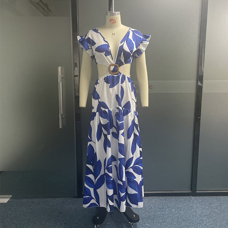 Leaky Waist Long Dress