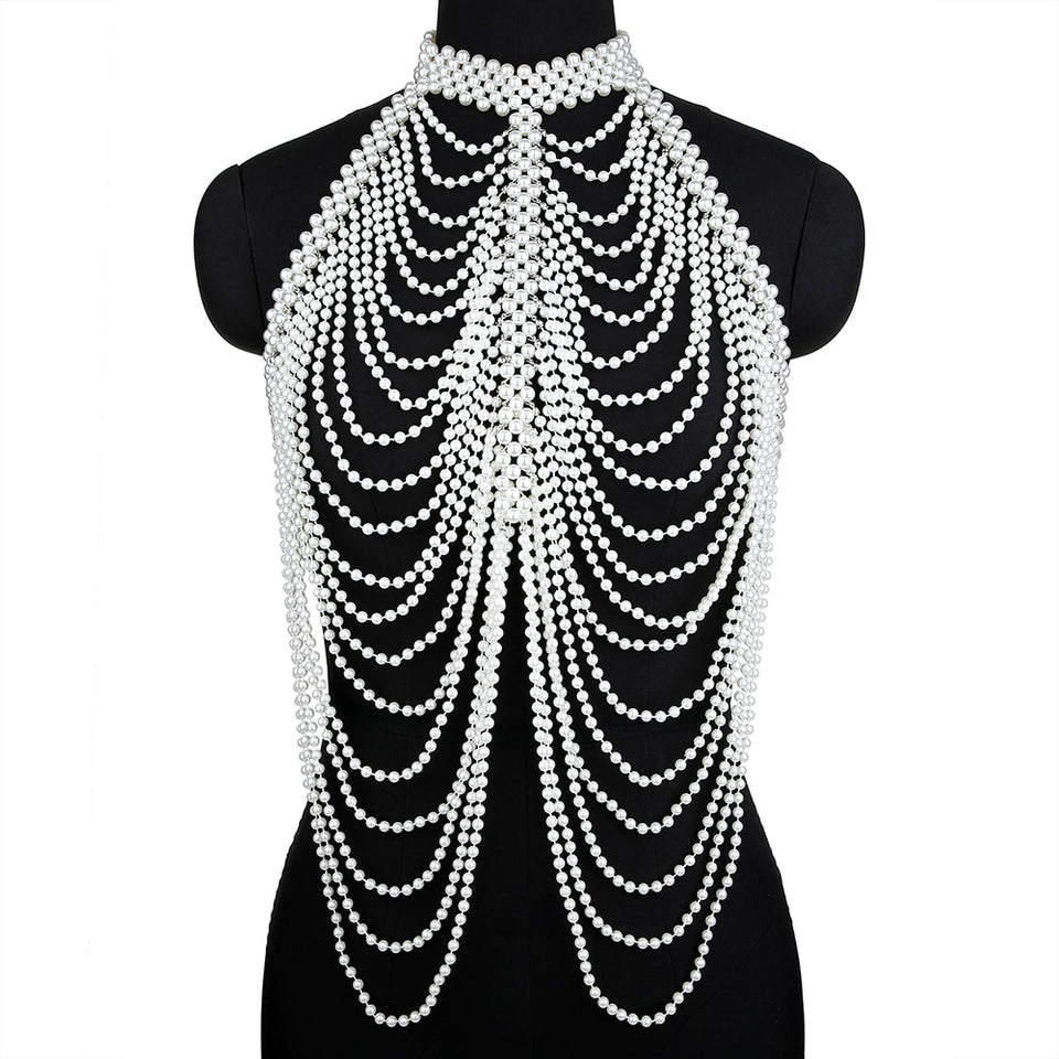 Pearl Body Chain - Veira Trending Shop