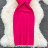 Knit Sleeveless Midi Dress - Veira Trending Shop