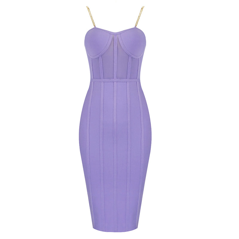 Sexy Bandage Midi Dress - Veira Trending Shop