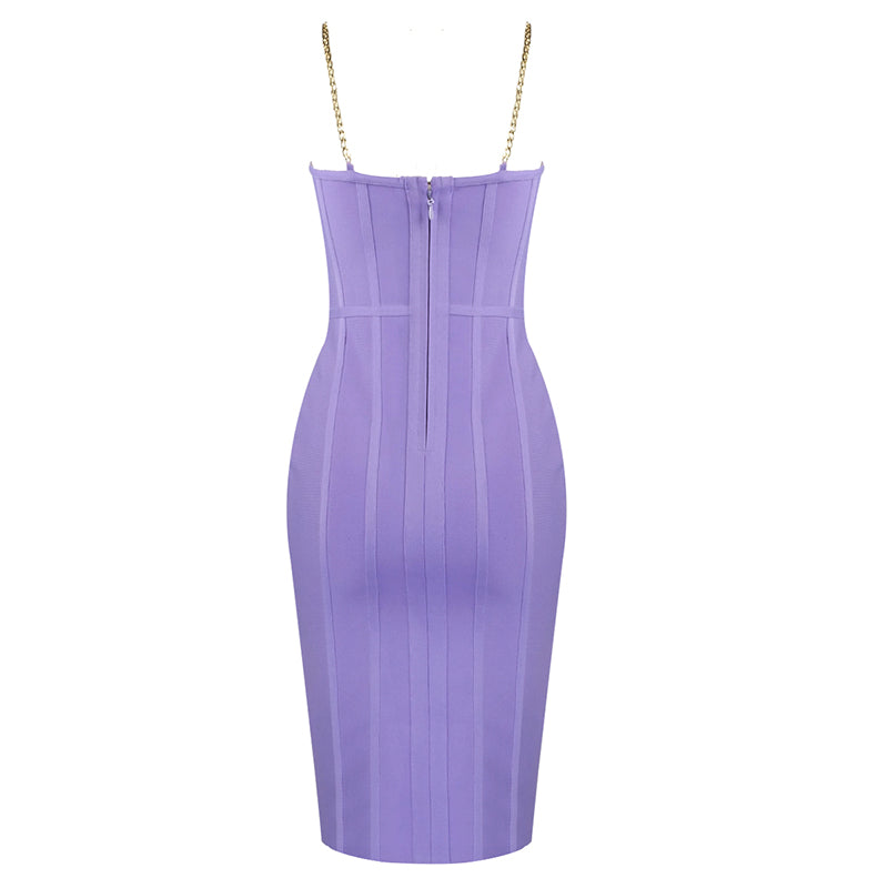 Sexy Bandage Midi Dress - Veira Trending Shop