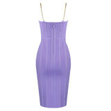 Sexy Bandage Midi Dress - Veira Trending Shop