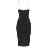 Sexy Bandage Midi Dress - Veira Trending Shop