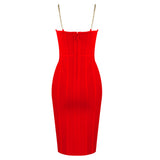 Sexy Bandage Midi Dress - Veira Trending Shop