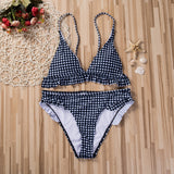 Sexy Plaid Bikini Set - Veira Trending Shop