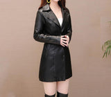 Faux Leather Blazer - Veira Trending Shop