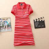Striped T Shirt Dresses - Veira Trending Shop