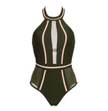One-Piece Mesh Swimsuit - Veira Trending Shop