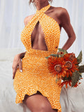 Backless Tie Up Sundress - Veira Trending Shop