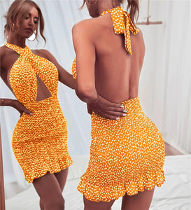 Backless Tie Up Sundress - Veira Trending Shop