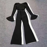 Long Sleeve 2Pcs Bandage Set - Veira Trending Shop