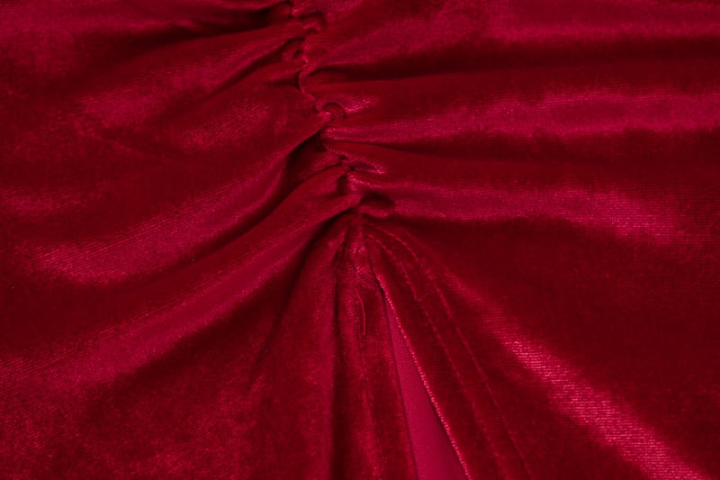 Long Sleeve Velvet Dress - Veira Trending Shop