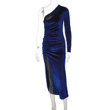 Long Sleeve Velvet Dress - Veira Trending Shop