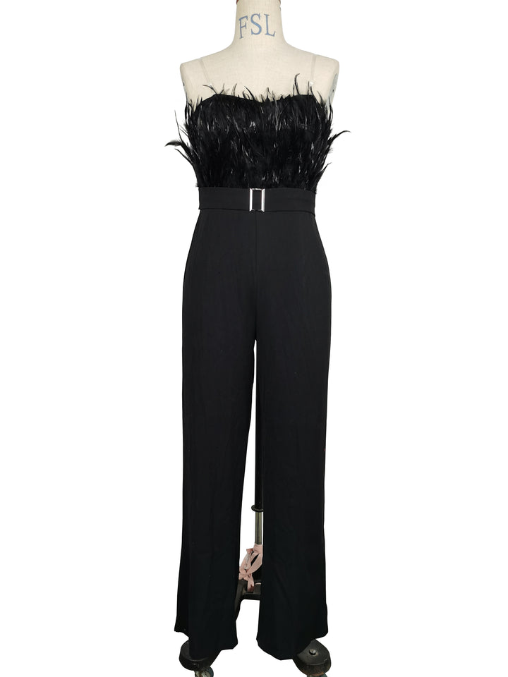 Elegant Strapless Jumpsuit - Veira Trending Shop