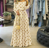 Off Shoulder Bohemian Maxi Dress - Veira Trending Shop