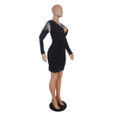Sexy Long Sleeve Dress - Veira Trending Shop