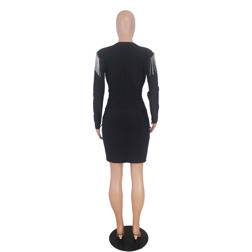 Sexy Long Sleeve Dress - Veira Trending Shop