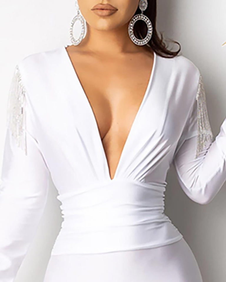 Sexy Long Sleeve Dress - Veira Trending Shop
